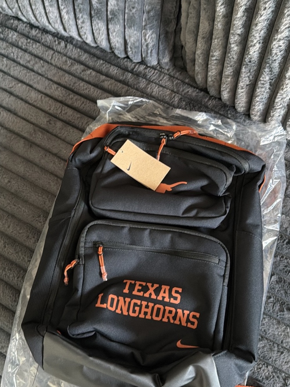 Nike Black and Orange Texas Longhorns Backpack